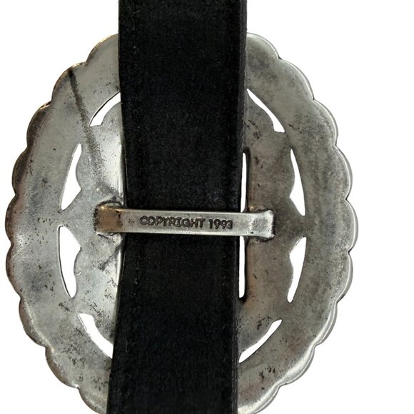 Brighton Vintage Sunflower Concho Belt with Genuine Leather Size Small - Picture 9 of 12